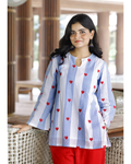 Ira Co-Ord Set – 100% Cotton Yarn-Dyed Stripes