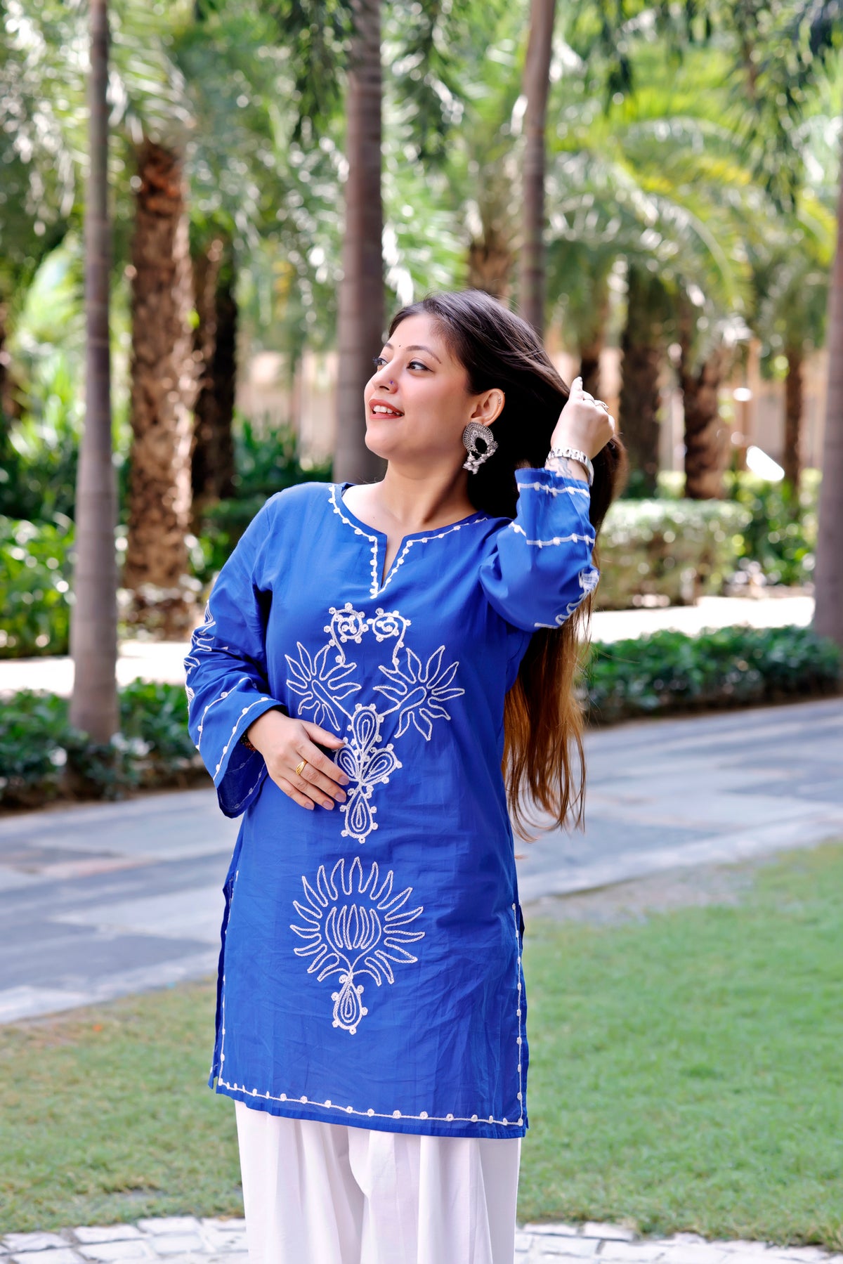 Blue Saavi Farshi Set