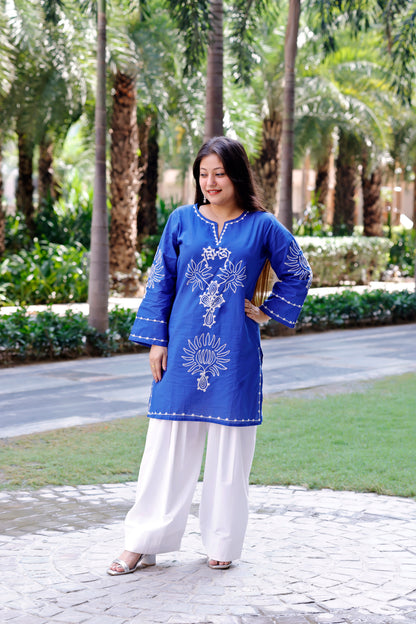Blue Saavi Farshi Set