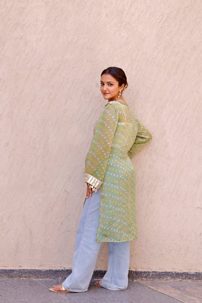 Green Rangili Kurti