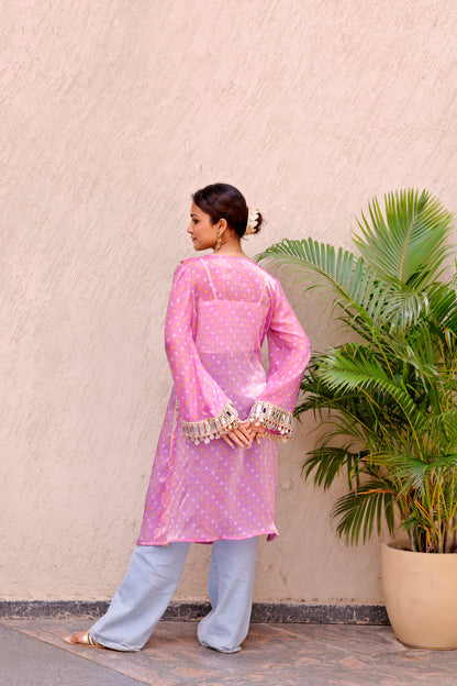 Lavender Rangili Kurti
